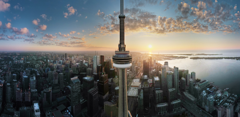 Photo de la ville de Toronto et de la Tour CN