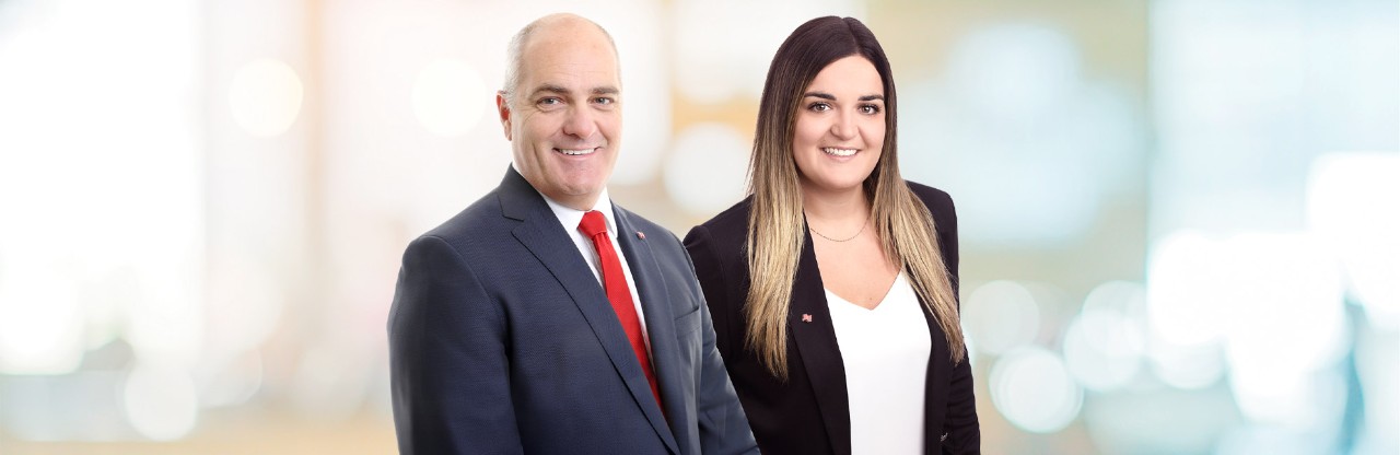 Bertin Lachance et Mélissa Lachance de l'équipe Lachance