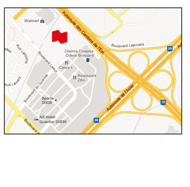 itineraire bureaux plan direction