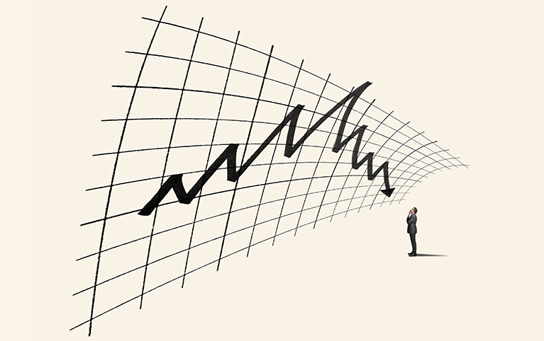 Capture d'un graphique montrant l'évolution du marché monétaire depuis 1998.
