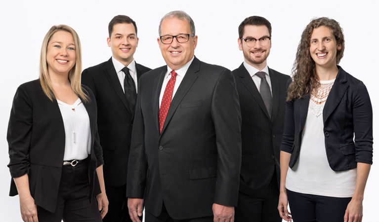 Membres de l'équipe Groupe Financier Alain D'Anjou Lessard.