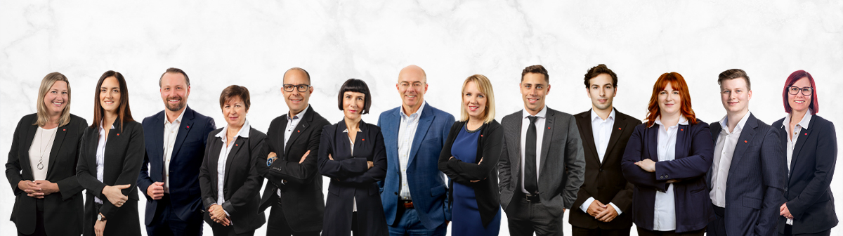 photo de l’équipe groupe financier Brunet Gilbert Paquet