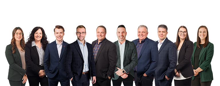 Photo des membres de l'équipe Groupe financier Desgagné Allard Gravel-Dufour.