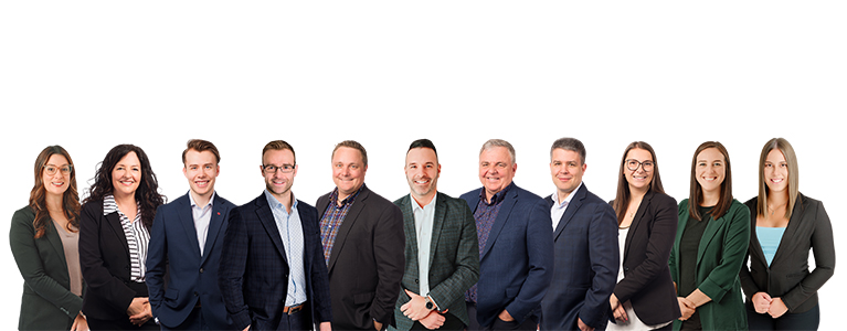 Photo des membres de l'équipe Groupe financier Desgagné Allard Gravel-Dufour.