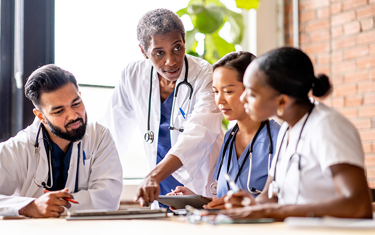 Image de professionnels de la santé.