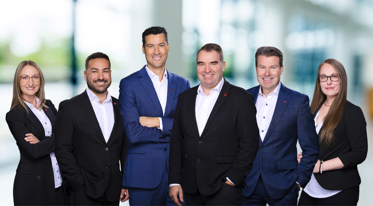 Photo des membre du Groupe financier Larose Ruette Gingras