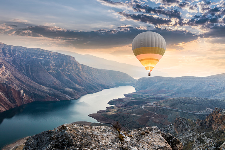 Photo de montgolfières