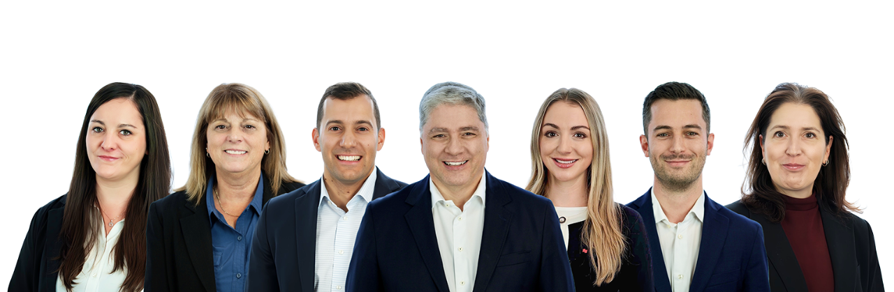  Membres de l'équipe Paiement Gestion de Patrimoine.